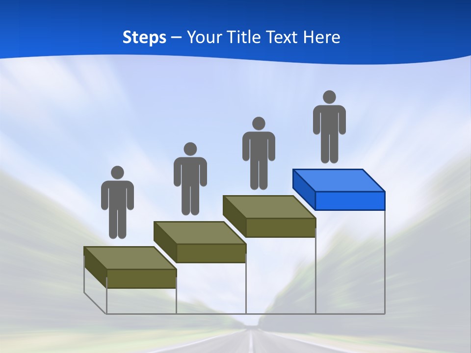 Direction Action Line PowerPoint Template