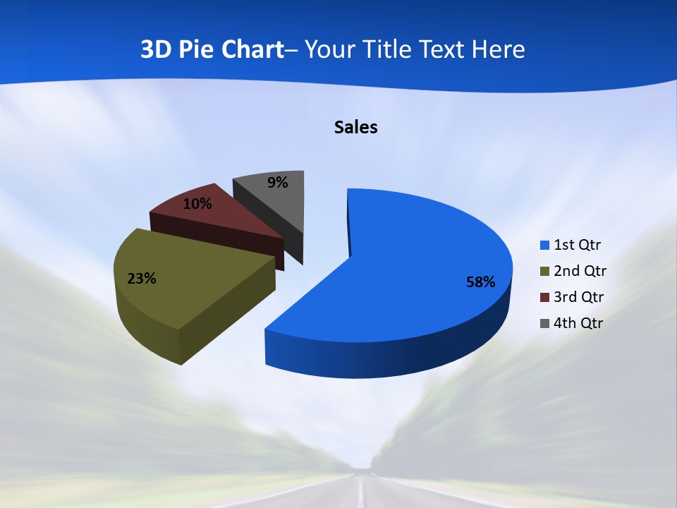 Direction Action Line PowerPoint Template