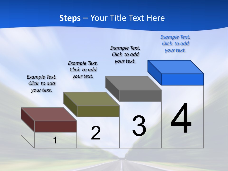 Direction Action Line PowerPoint Template