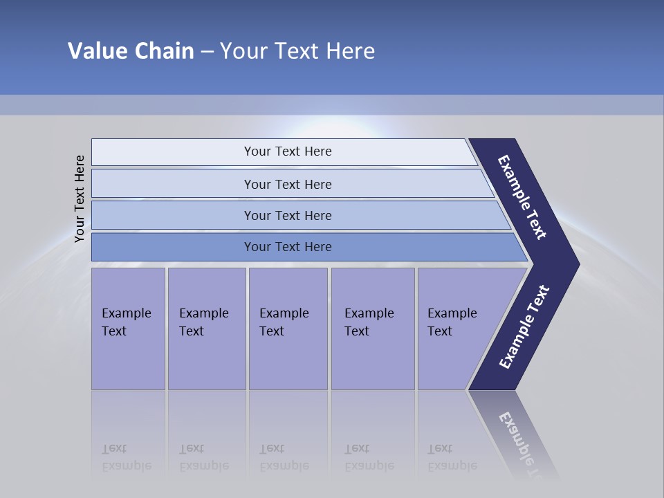 A Picture Of The Earth With The Sun In The Background PowerPoint Template