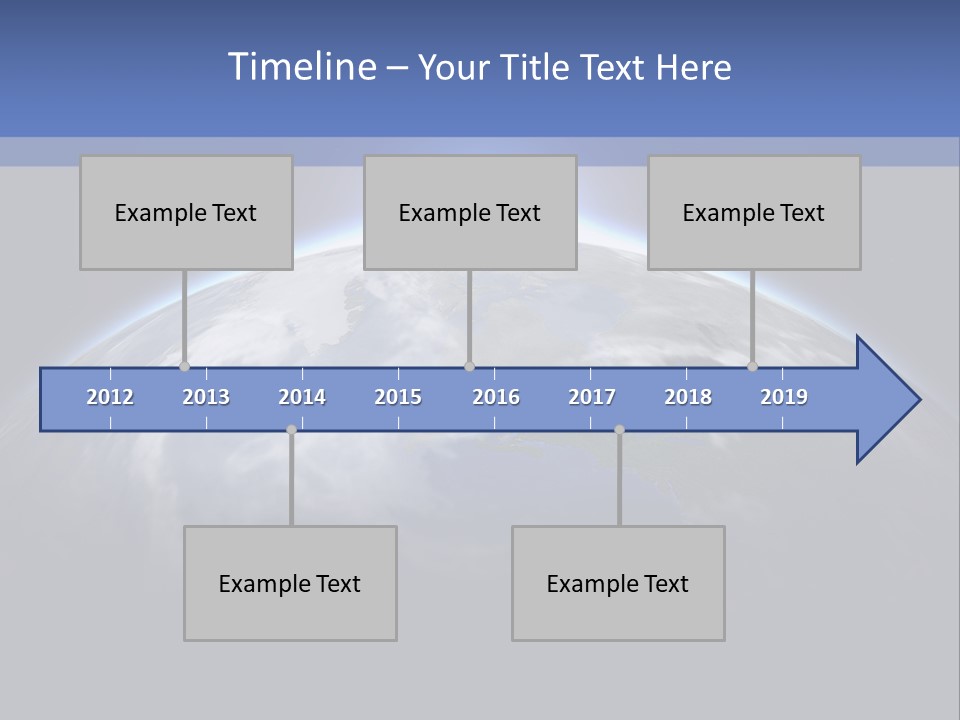 A Picture Of The Earth With The Sun In The Background PowerPoint Template