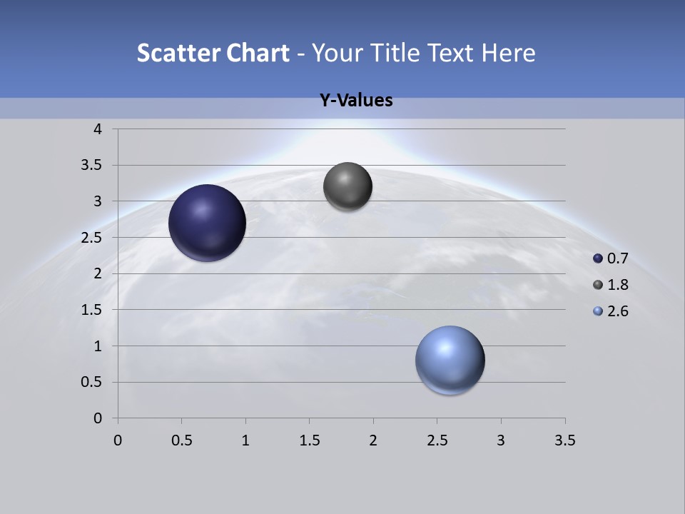 A Picture Of The Earth With The Sun In The Background PowerPoint Template