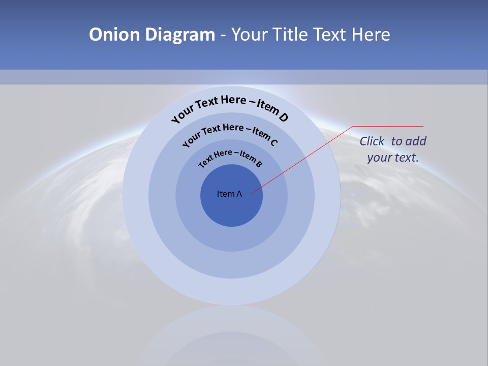 A Picture Of The Earth With The Sun In The Background PowerPoint Template