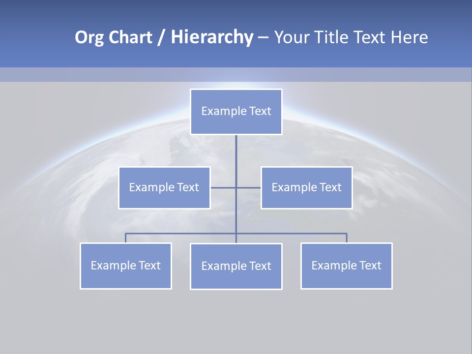 A Picture Of The Earth With The Sun In The Background PowerPoint Template