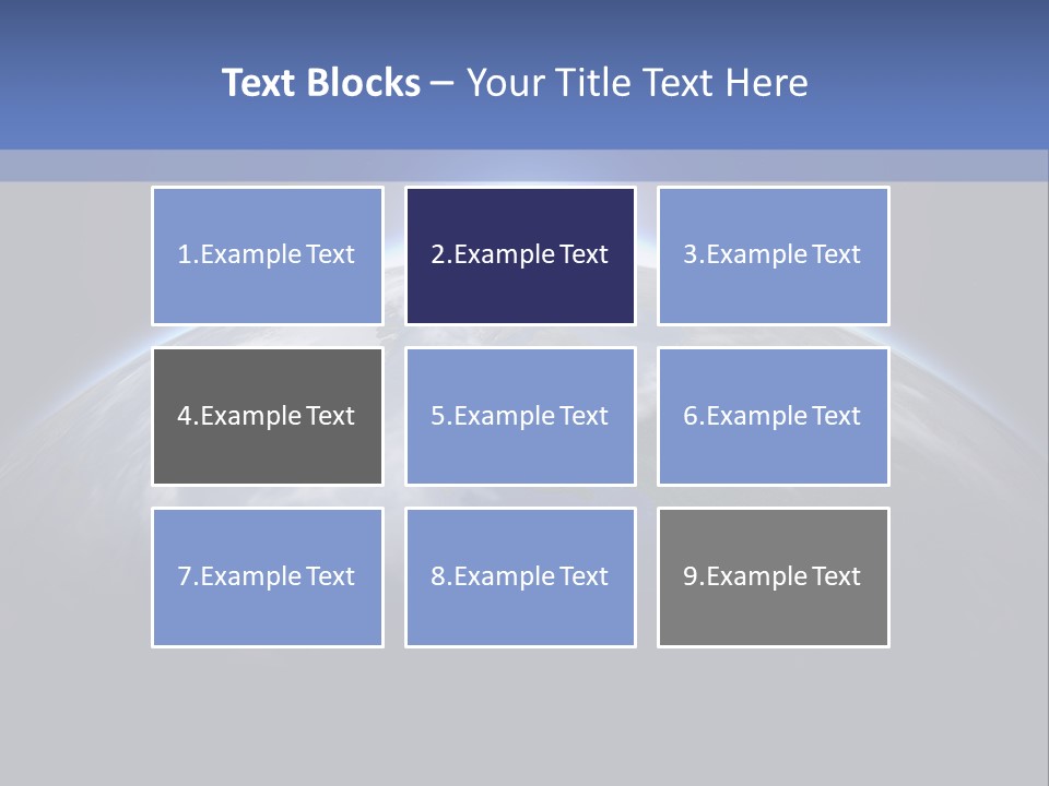 A Picture Of The Earth With The Sun In The Background PowerPoint Template