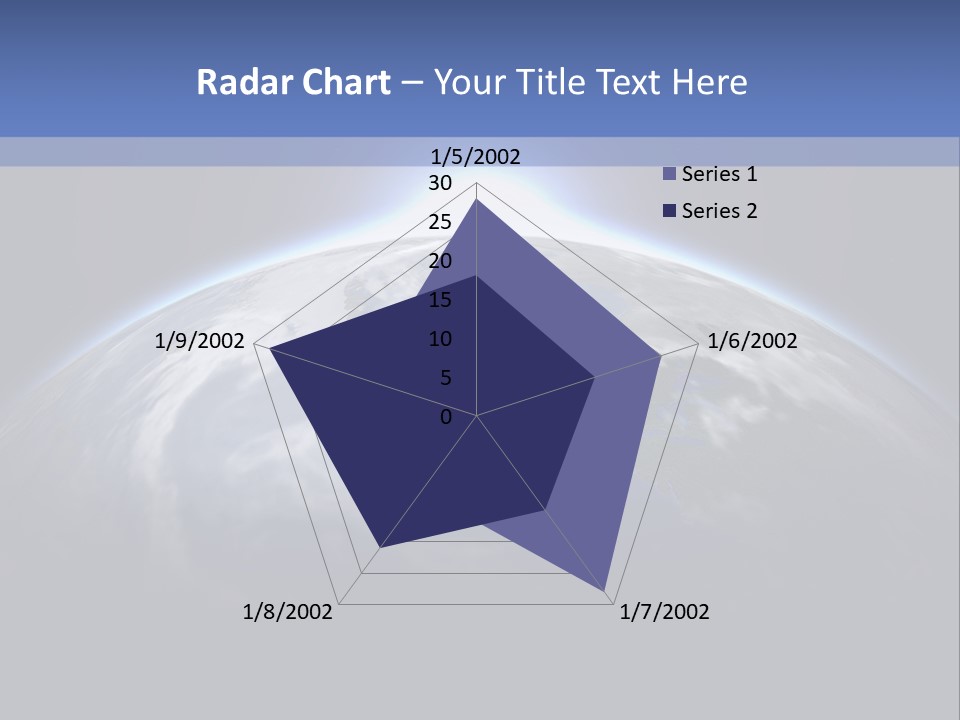 A Picture Of The Earth With The Sun In The Background PowerPoint Template