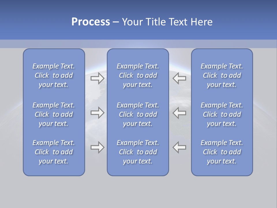 A Picture Of The Earth With The Sun In The Background PowerPoint Template
