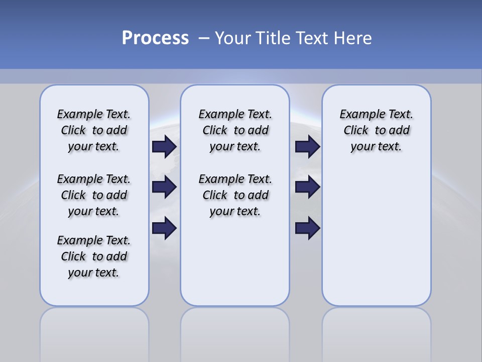 A Picture Of The Earth With The Sun In The Background PowerPoint Template