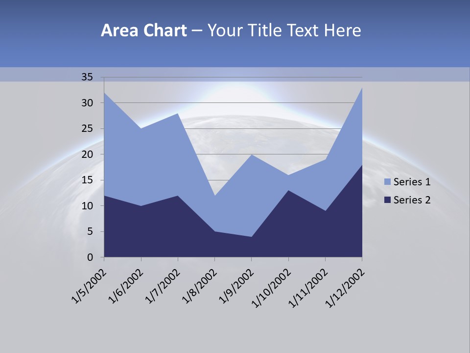 A Picture Of The Earth With The Sun In The Background PowerPoint Template