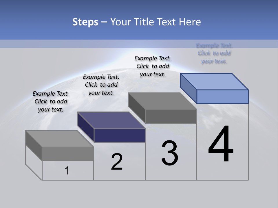 A Picture Of The Earth With The Sun In The Background PowerPoint Template