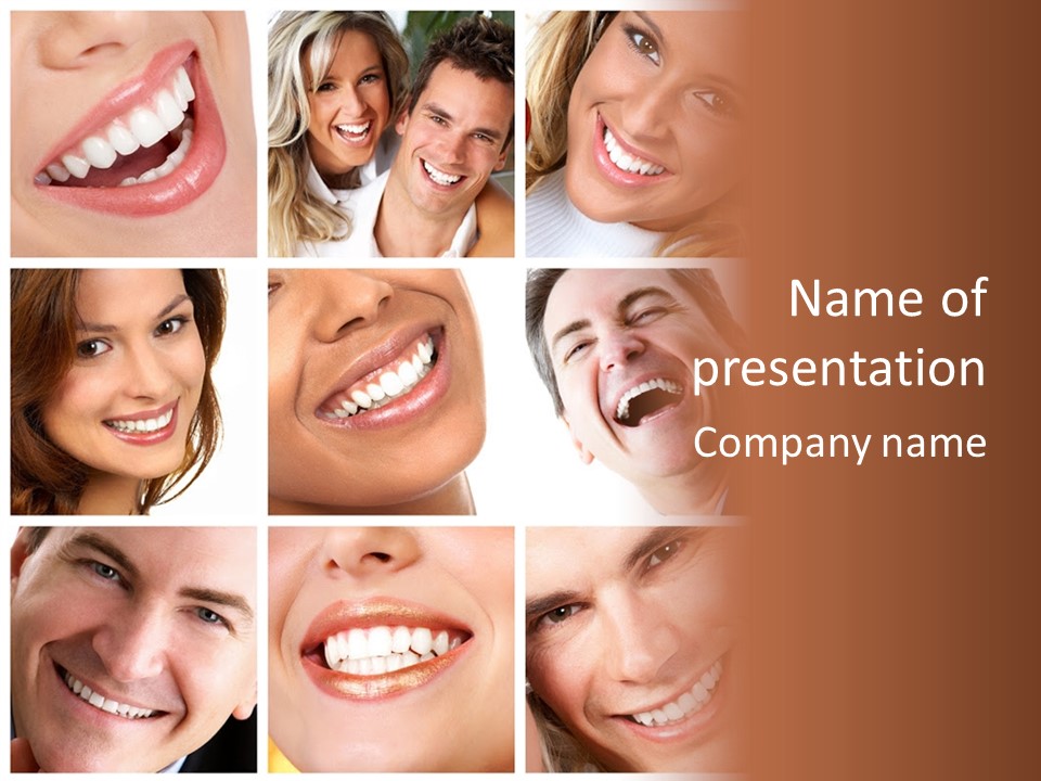 Whiten Whitening Face PowerPoint Template