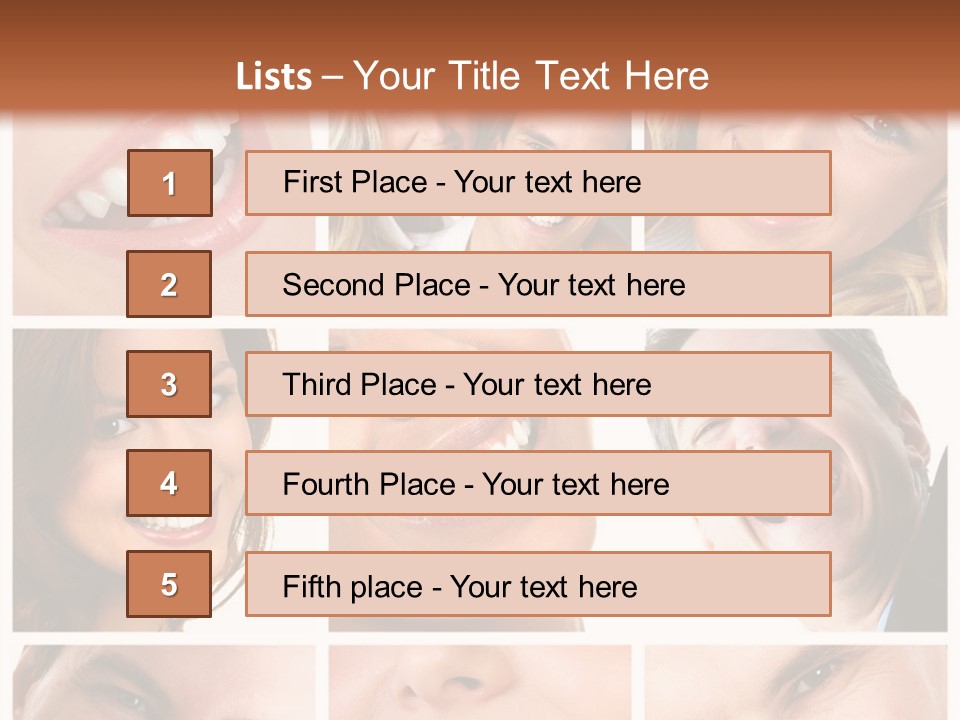 Whiten Whitening Face PowerPoint Template
