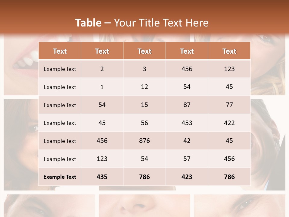 Whiten Whitening Face PowerPoint Template