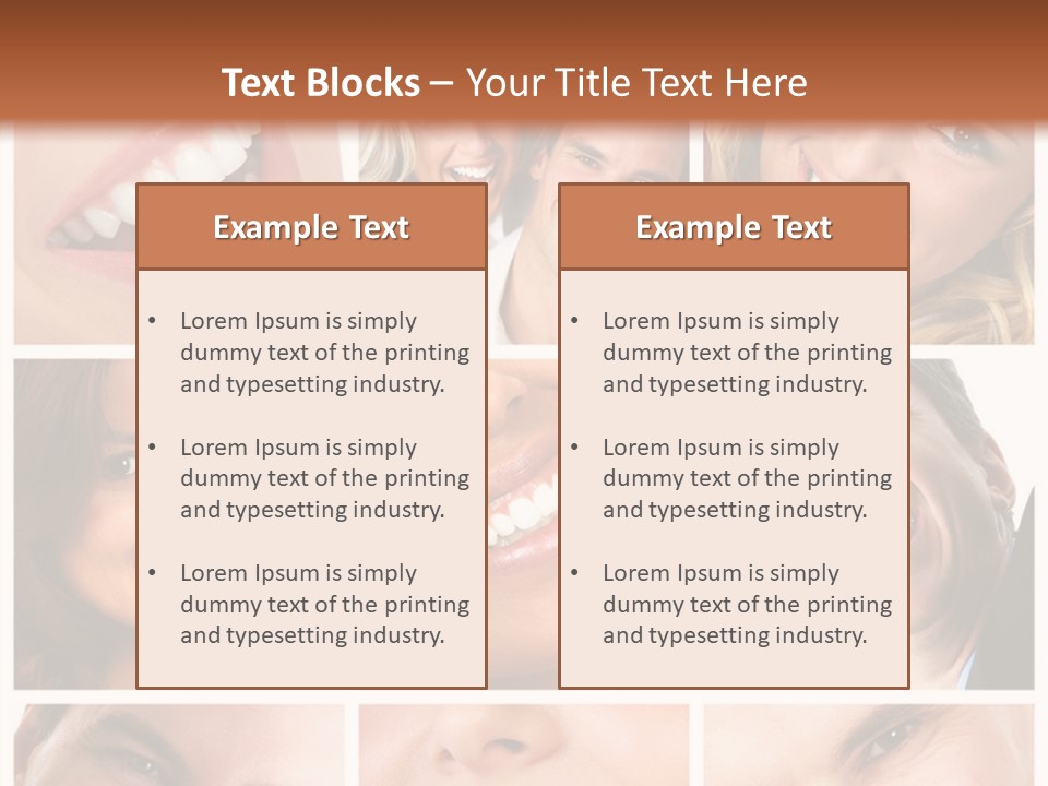 Whiten Whitening Face PowerPoint Template