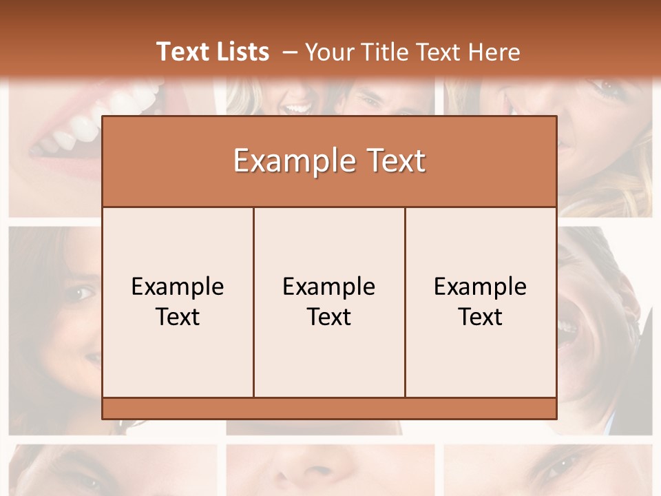 Whiten Whitening Face PowerPoint Template