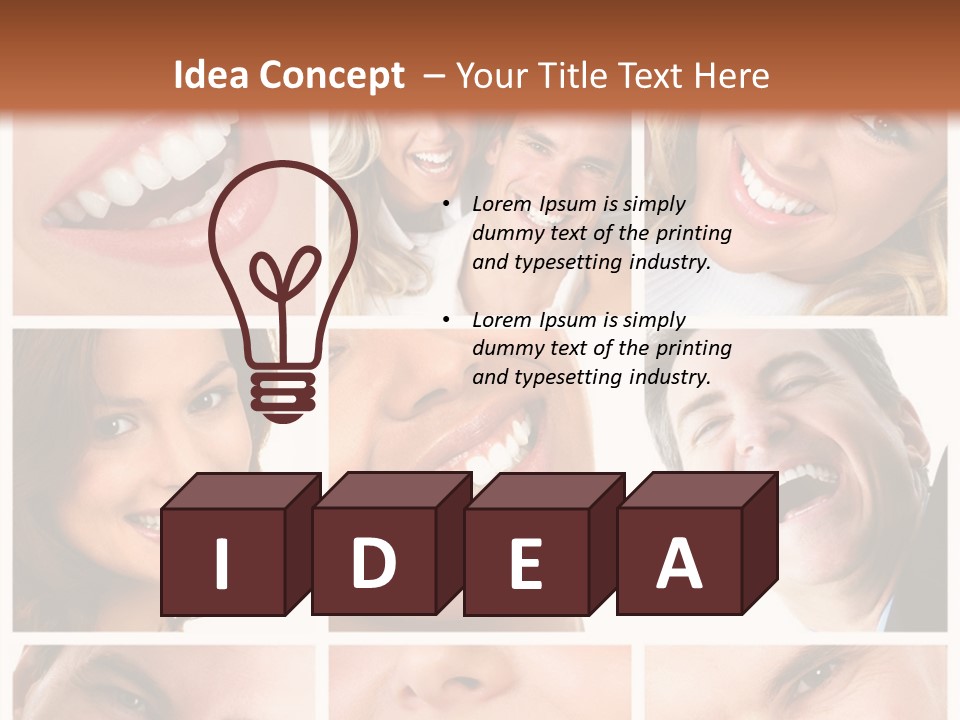 Whiten Whitening Face PowerPoint Template