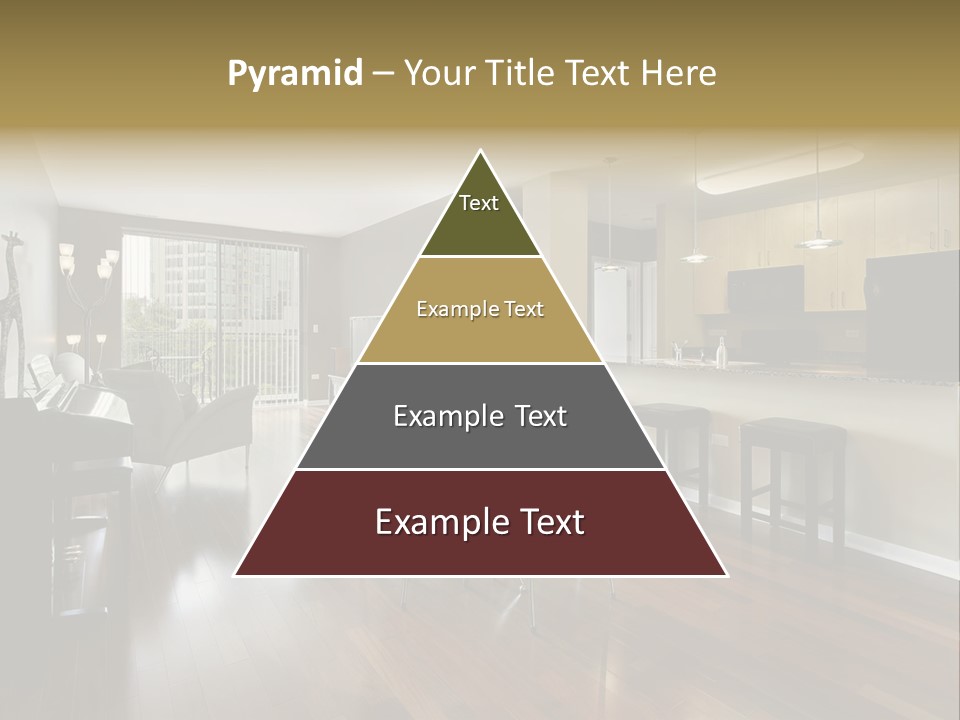 A Living Room Filled With Furniture And A Piano PowerPoint Template