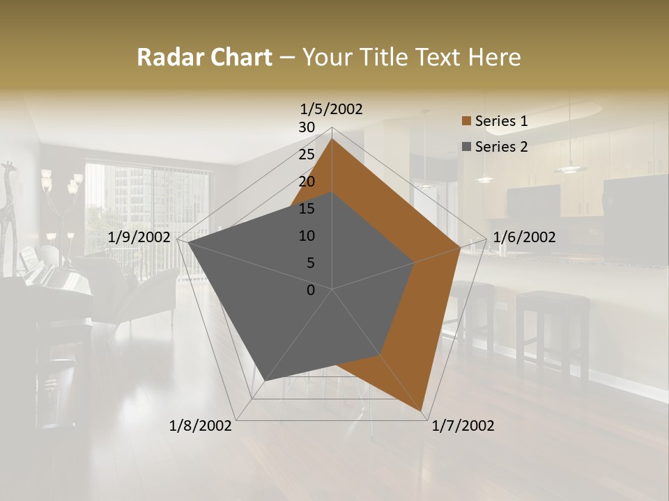A Living Room Filled With Furniture And A Piano PowerPoint Template