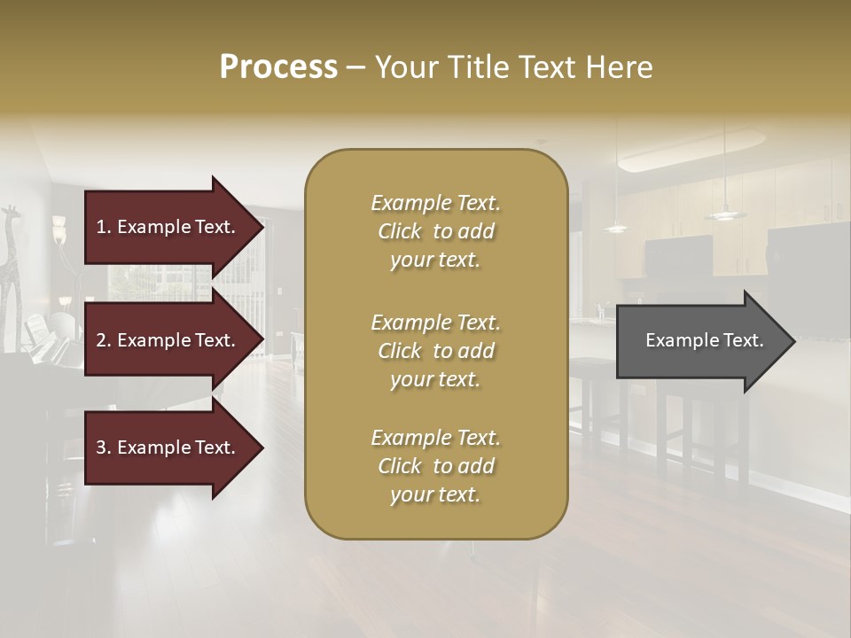 A Living Room Filled With Furniture And A Piano PowerPoint Template
