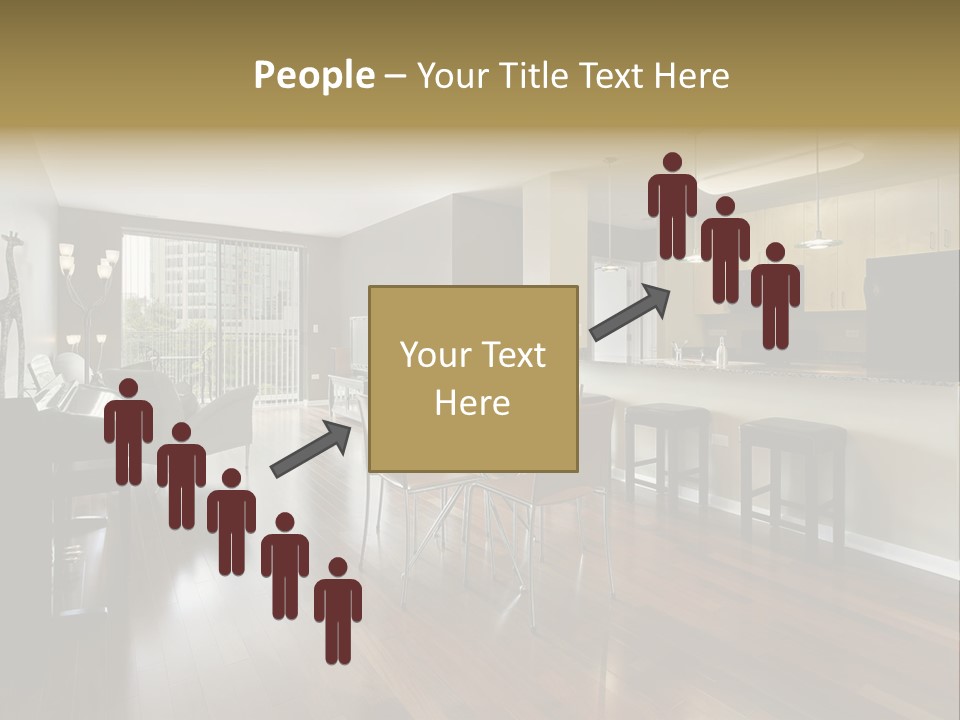 A Living Room Filled With Furniture And A Piano PowerPoint Template