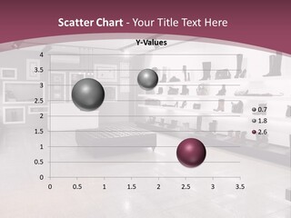 A Shoe Store With Lots Of Shoes On Display PowerPoint Template