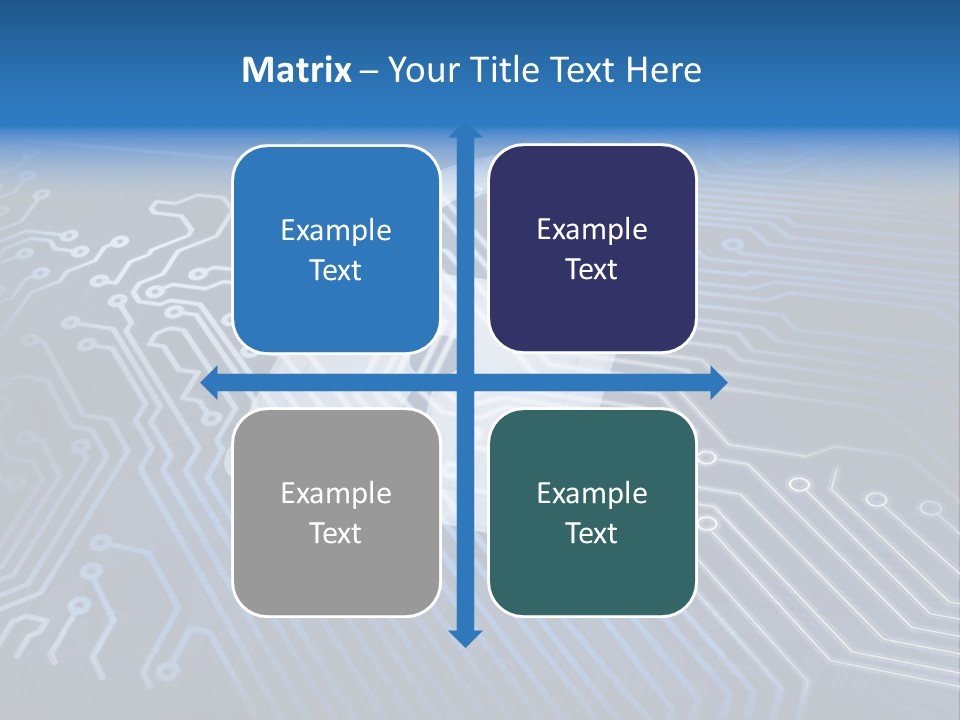 A Padlock On Top Of A Circuit Board PowerPoint Template