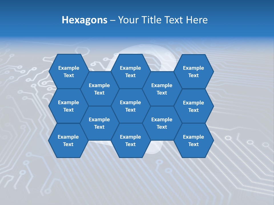 A Padlock On Top Of A Circuit Board PowerPoint Template