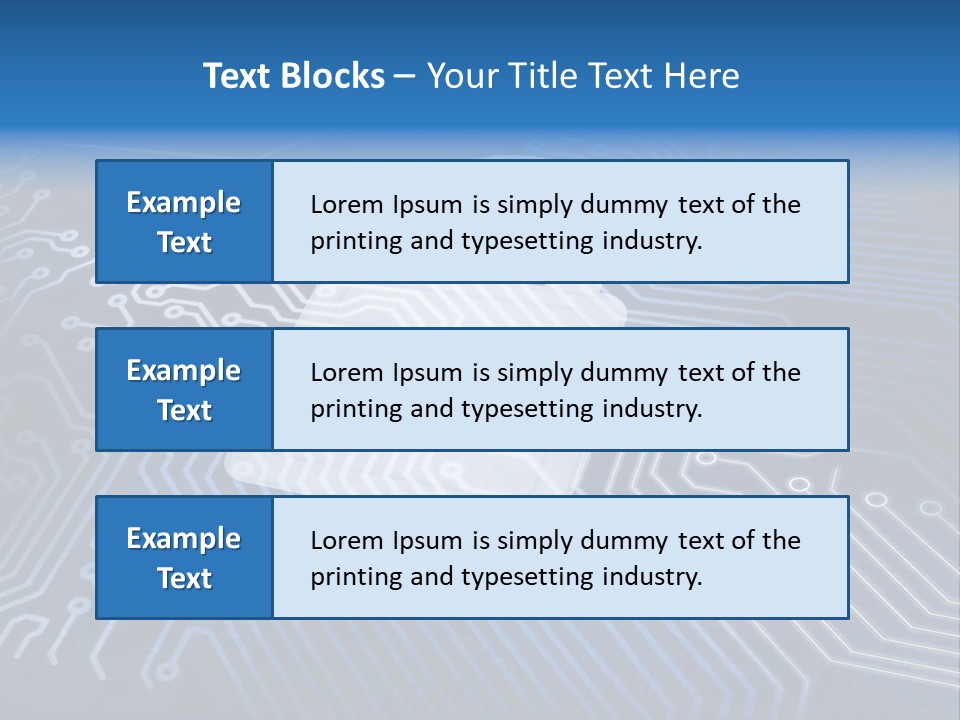 A Padlock On Top Of A Circuit Board PowerPoint Template