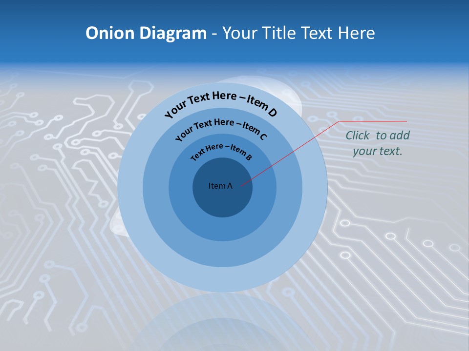 A Padlock On Top Of A Circuit Board PowerPoint Template