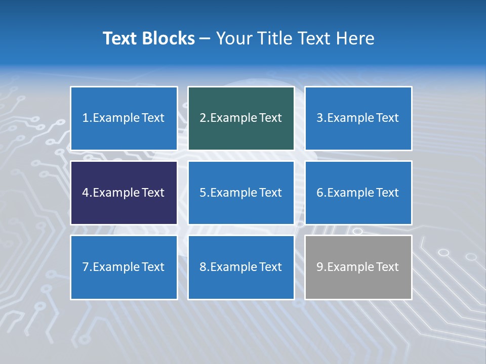 A Padlock On Top Of A Circuit Board PowerPoint Template