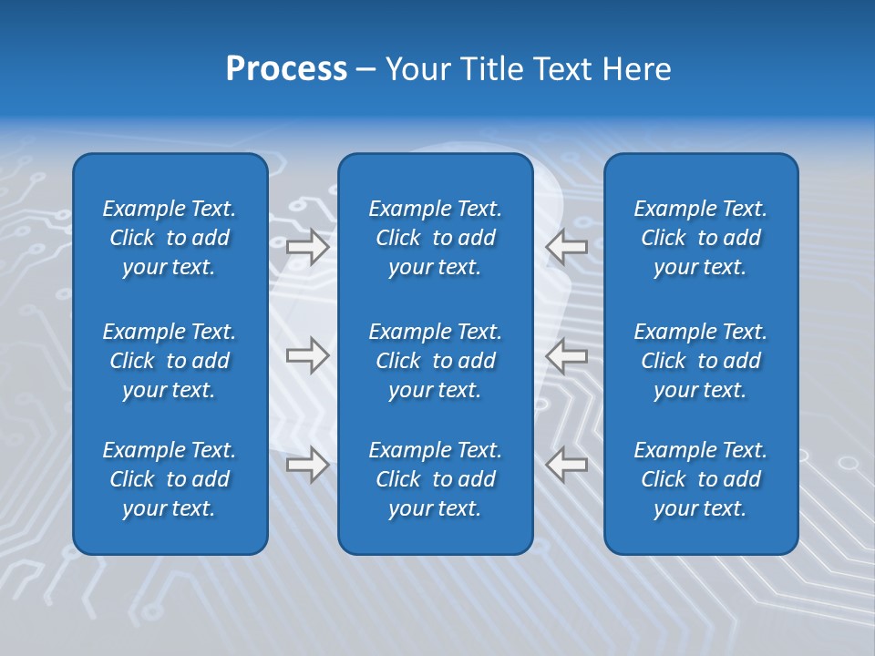 A Padlock On Top Of A Circuit Board PowerPoint Template