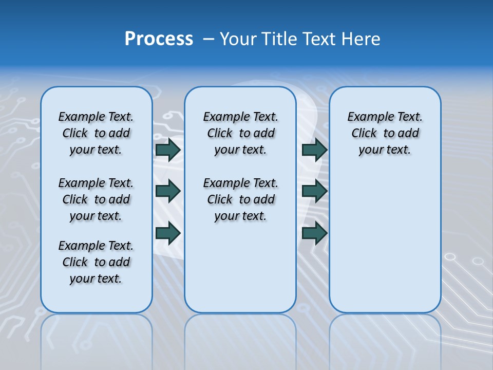 A Padlock On Top Of A Circuit Board PowerPoint Template