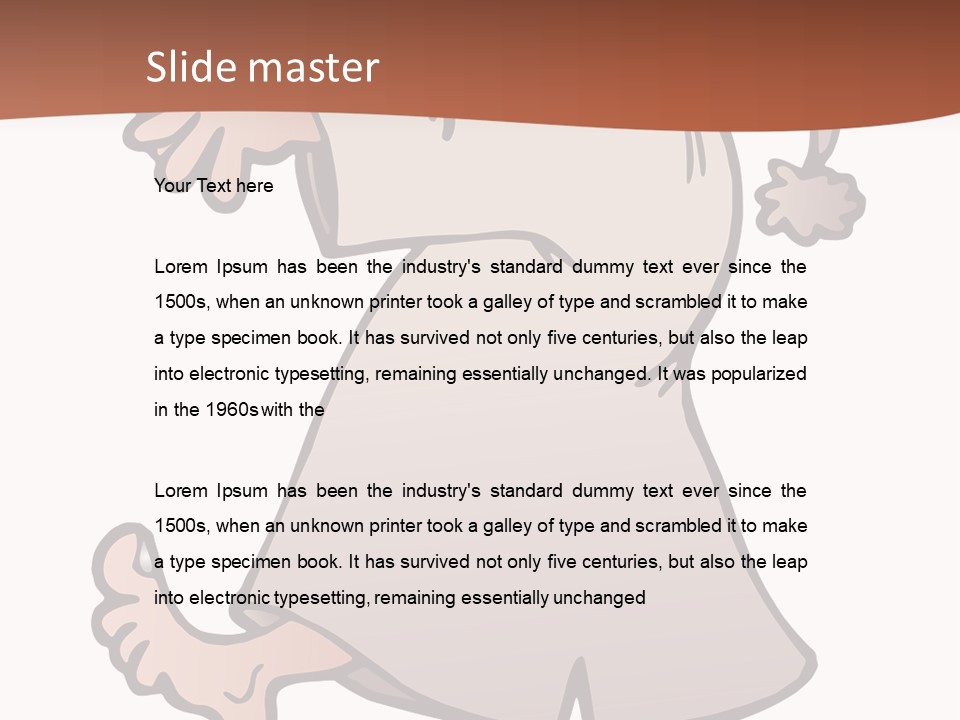 A Man With A Hat On His Head Is Pointing At Something PowerPoint Template