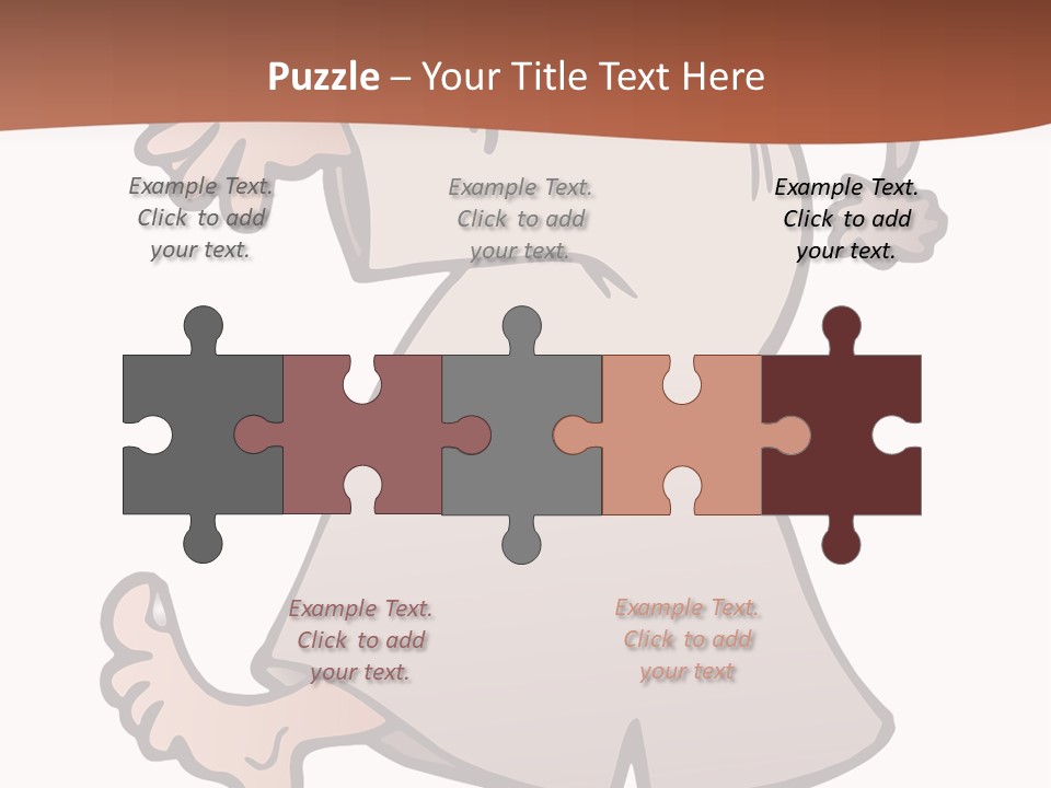 A Man With A Hat On His Head Is Pointing At Something PowerPoint Template