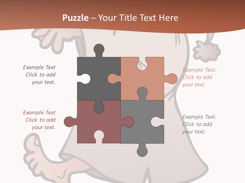 A Man With A Hat On His Head Is Pointing At Something PowerPoint Template