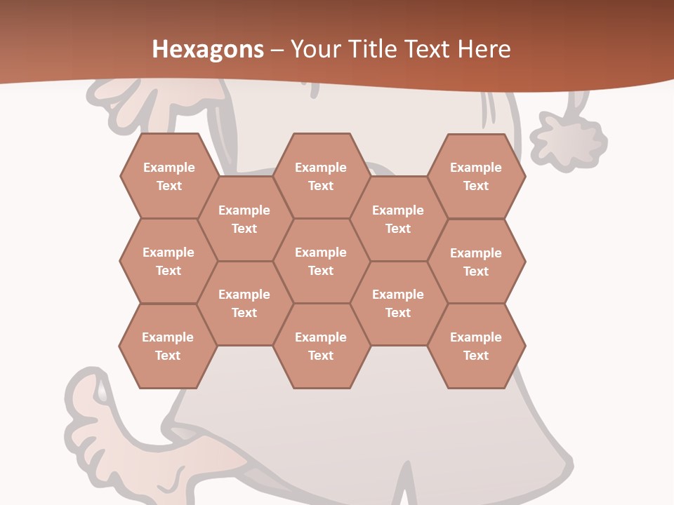 A Man With A Hat On His Head Is Pointing At Something PowerPoint Template