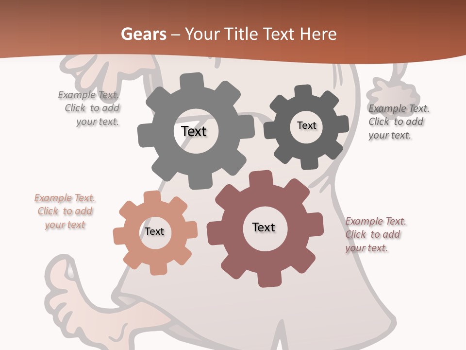 A Man With A Hat On His Head Is Pointing At Something PowerPoint Template