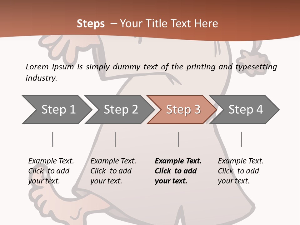 A Man With A Hat On His Head Is Pointing At Something PowerPoint Template