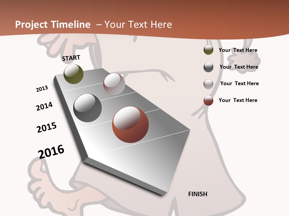 A Man With A Hat On His Head Is Pointing At Something PowerPoint Template