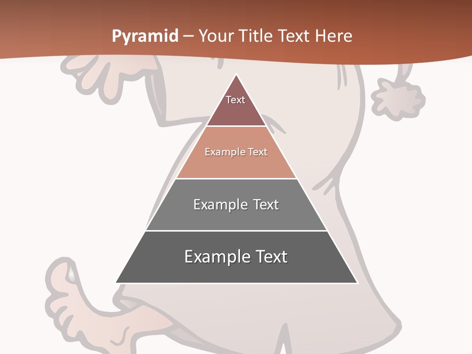 A Man With A Hat On His Head Is Pointing At Something PowerPoint Template