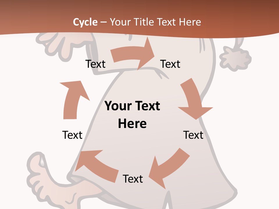 A Man With A Hat On His Head Is Pointing At Something PowerPoint Template