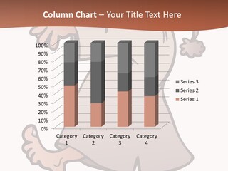 A Man With A Hat On His Head Is Pointing At Something PowerPoint Template