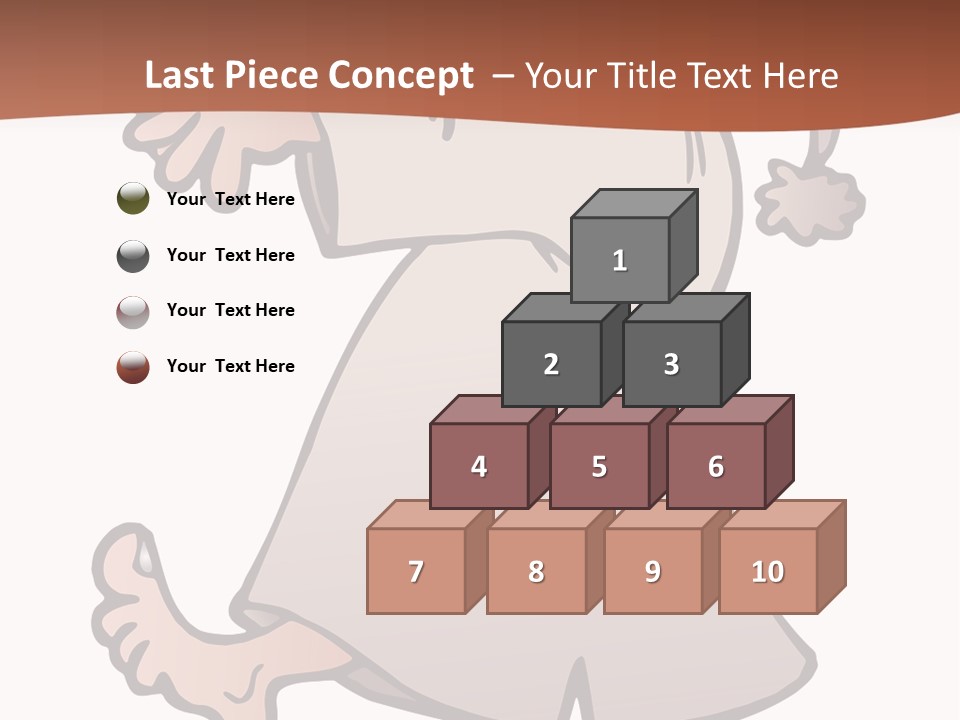 A Man With A Hat On His Head Is Pointing At Something PowerPoint Template