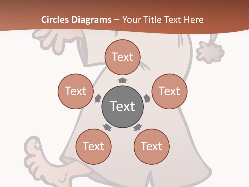 A Man With A Hat On His Head Is Pointing At Something PowerPoint Template