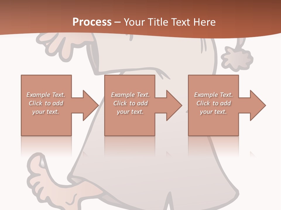 A Man With A Hat On His Head Is Pointing At Something PowerPoint Template