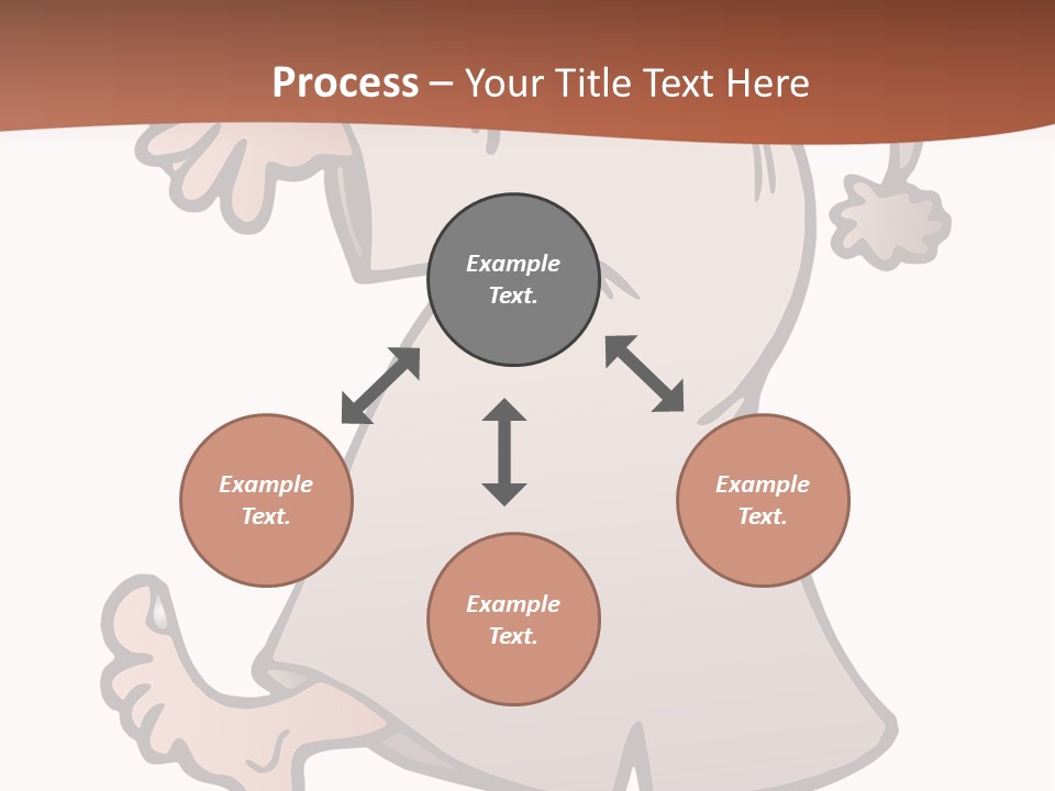 A Man With A Hat On His Head Is Pointing At Something PowerPoint Template