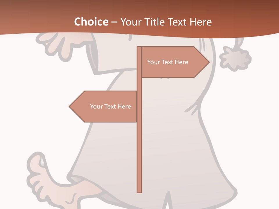 A Man With A Hat On His Head Is Pointing At Something PowerPoint Template