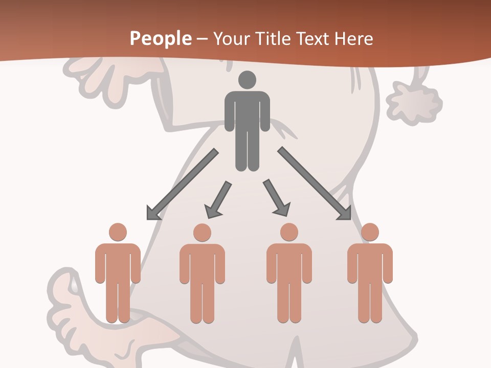 A Man With A Hat On His Head Is Pointing At Something PowerPoint Template