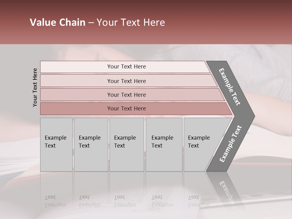 A Young Girl Sleeping On Top Of A Book PowerPoint Template