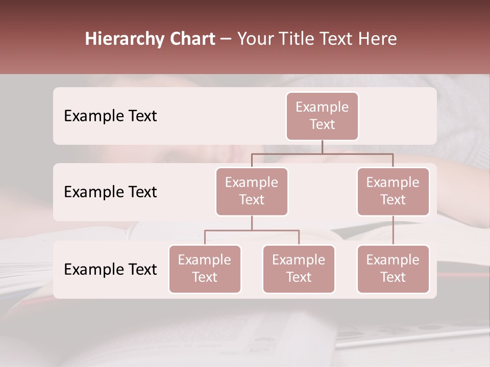 A Young Girl Sleeping On Top Of A Book PowerPoint Template